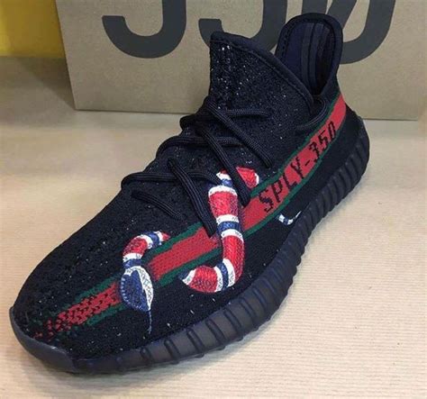 gucci snake yeezy 350 v2|The 50 Best Adidas Yeezy 350 Boost V2 Customs.